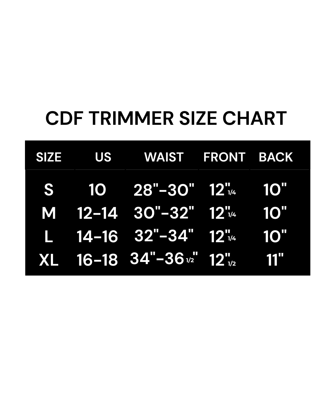 CDF WAIST TRIMMER